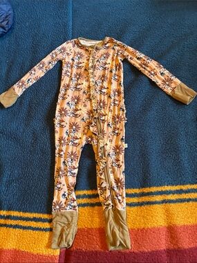 Luxe Minnie print baby pajama